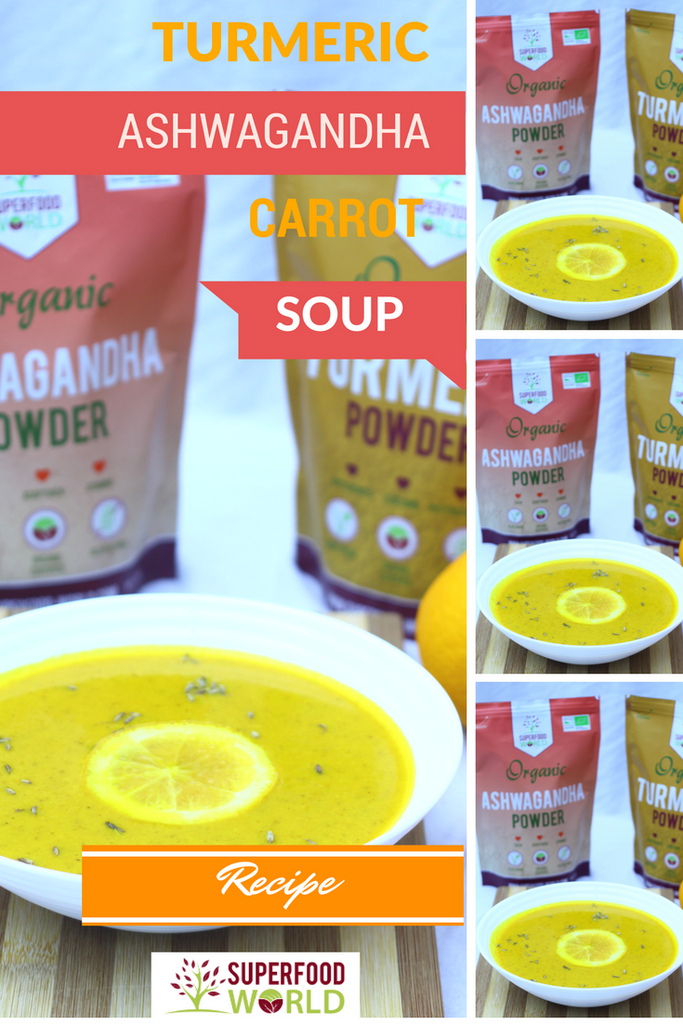 Turmeric, Ashwagandha & Carrot Soup Recipe