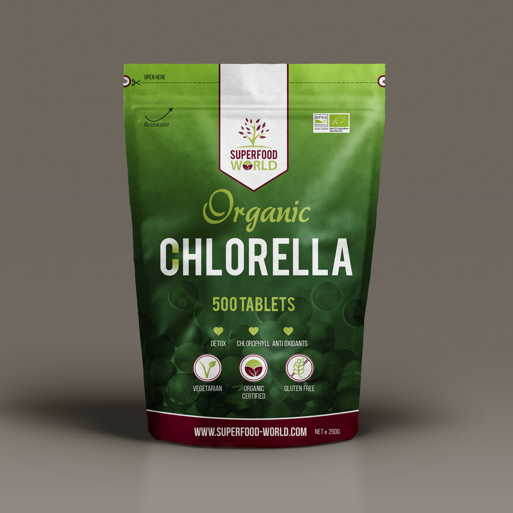 Organic Chlorella 500 Tablets