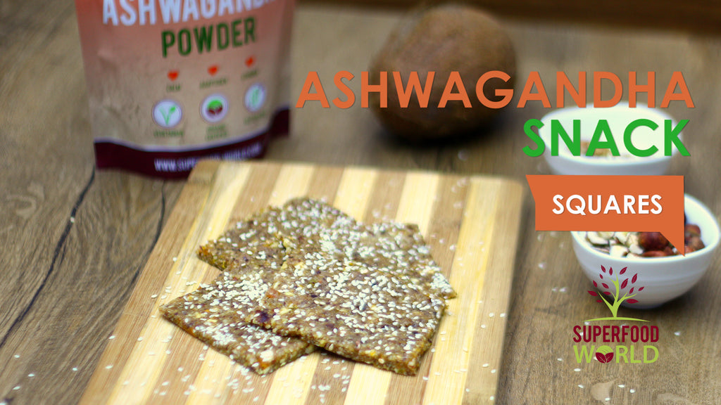 Ashwagandha Snack Squares Recipe