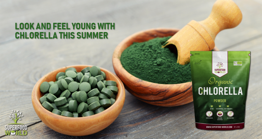 Look and Feel Young With Chlorella This Summer