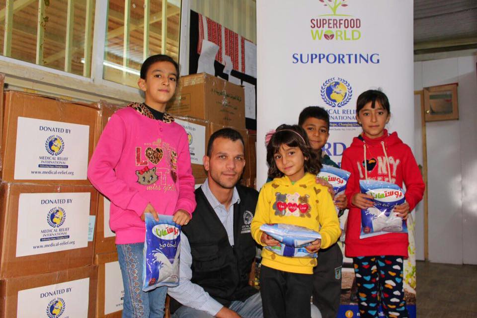 Milk Distribution Project for Refugee Children - Jordan - December 2017