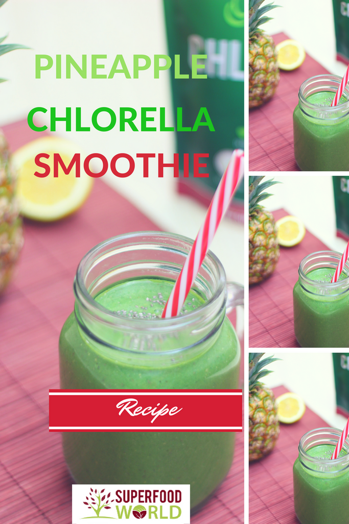 Revitalising Pineapple Chlorella Smoothie Recipe