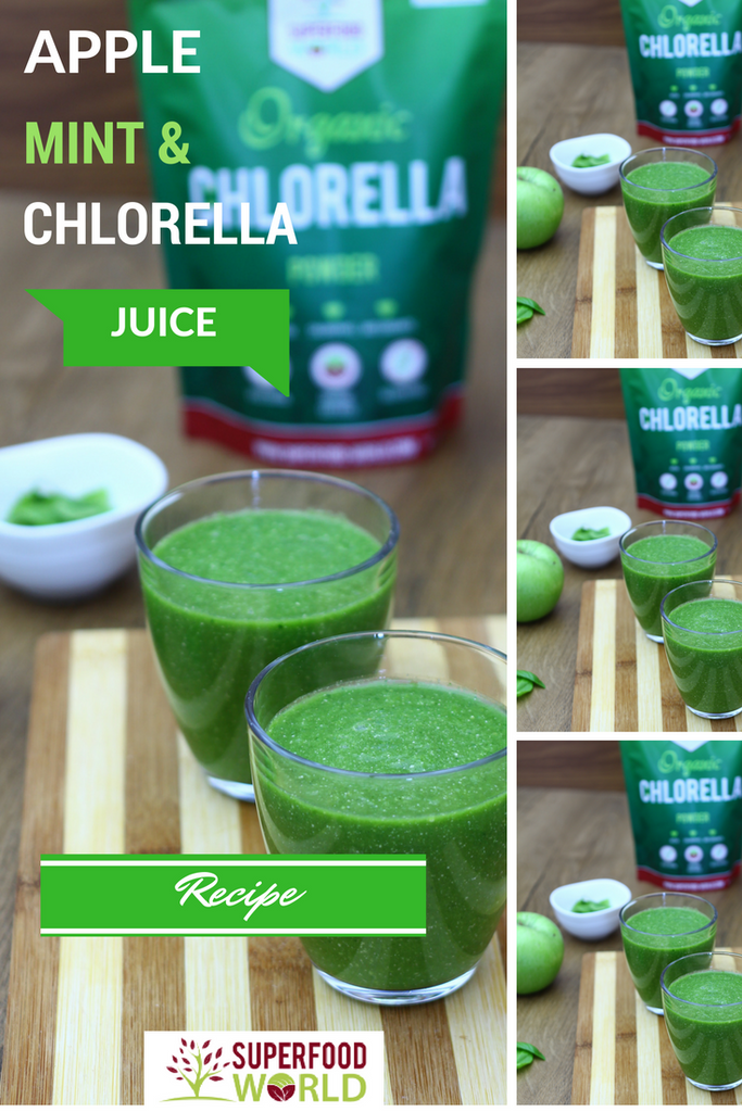 Apple, Mint & Chlorella Smoothie Recipe