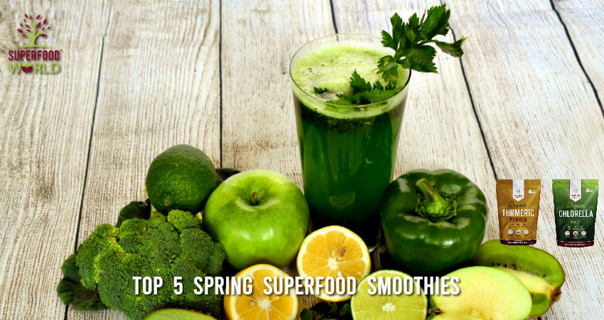 High 5 Spring Superfood Smoothies – SUPERFOOD WORLD