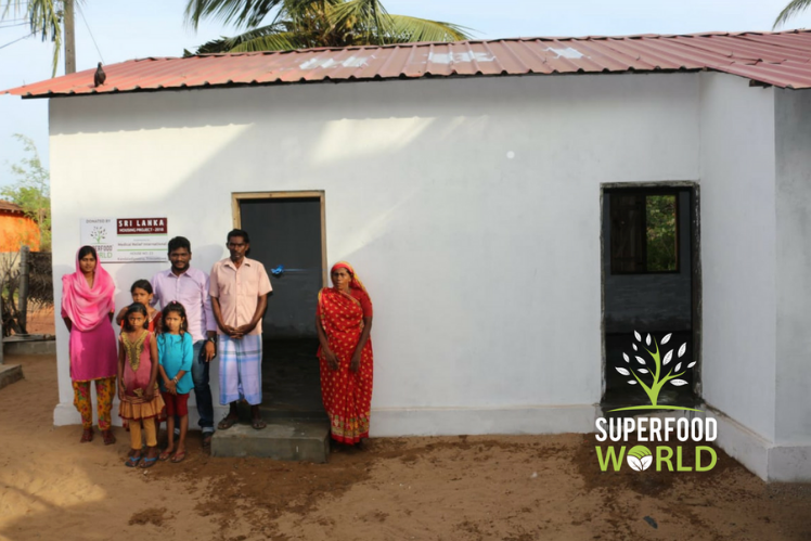 Superfood World First House Built - Funded by Our Customers Through Our 25% Profit Donation Pledge