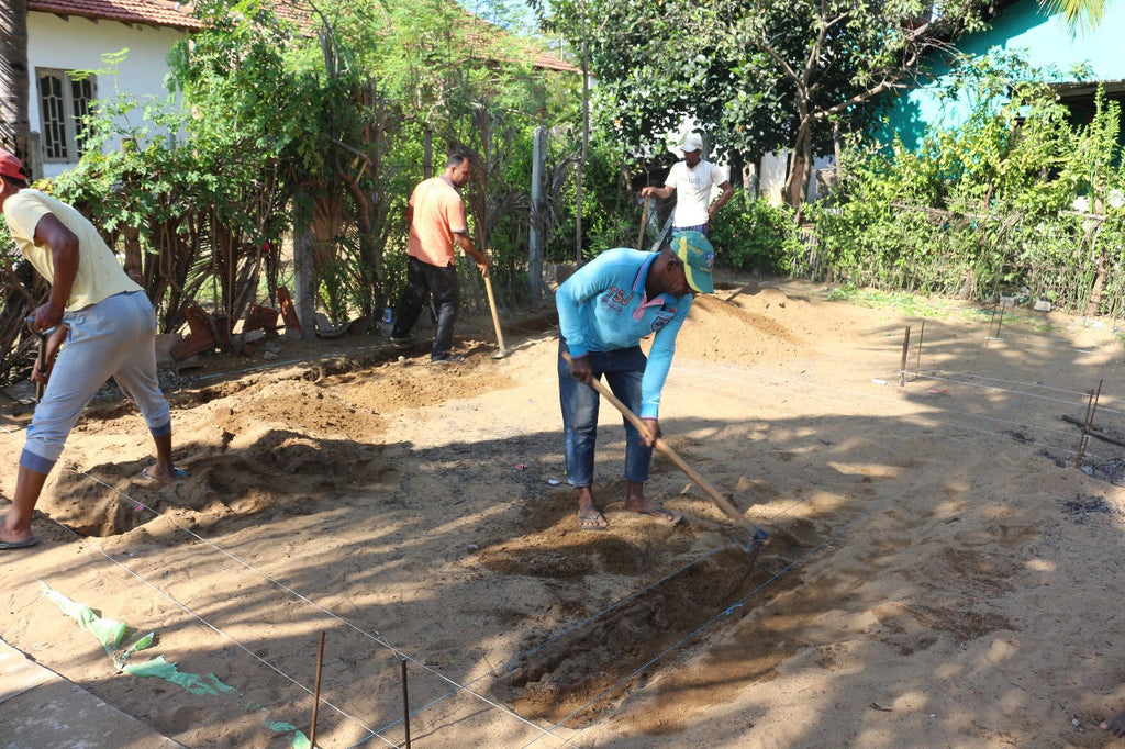 Construction Begins on the Superfood World House Funded by Our Customers