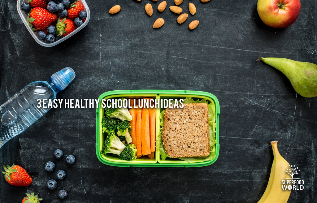 3 easy healthy school lunch ideas