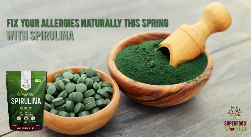 Fix Your Allergies Naturally this Spring with Spirulina