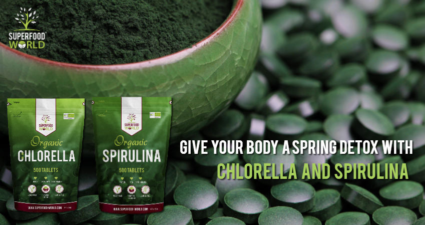Give Your Body a Spring Detox with Chlorella and Spirulina