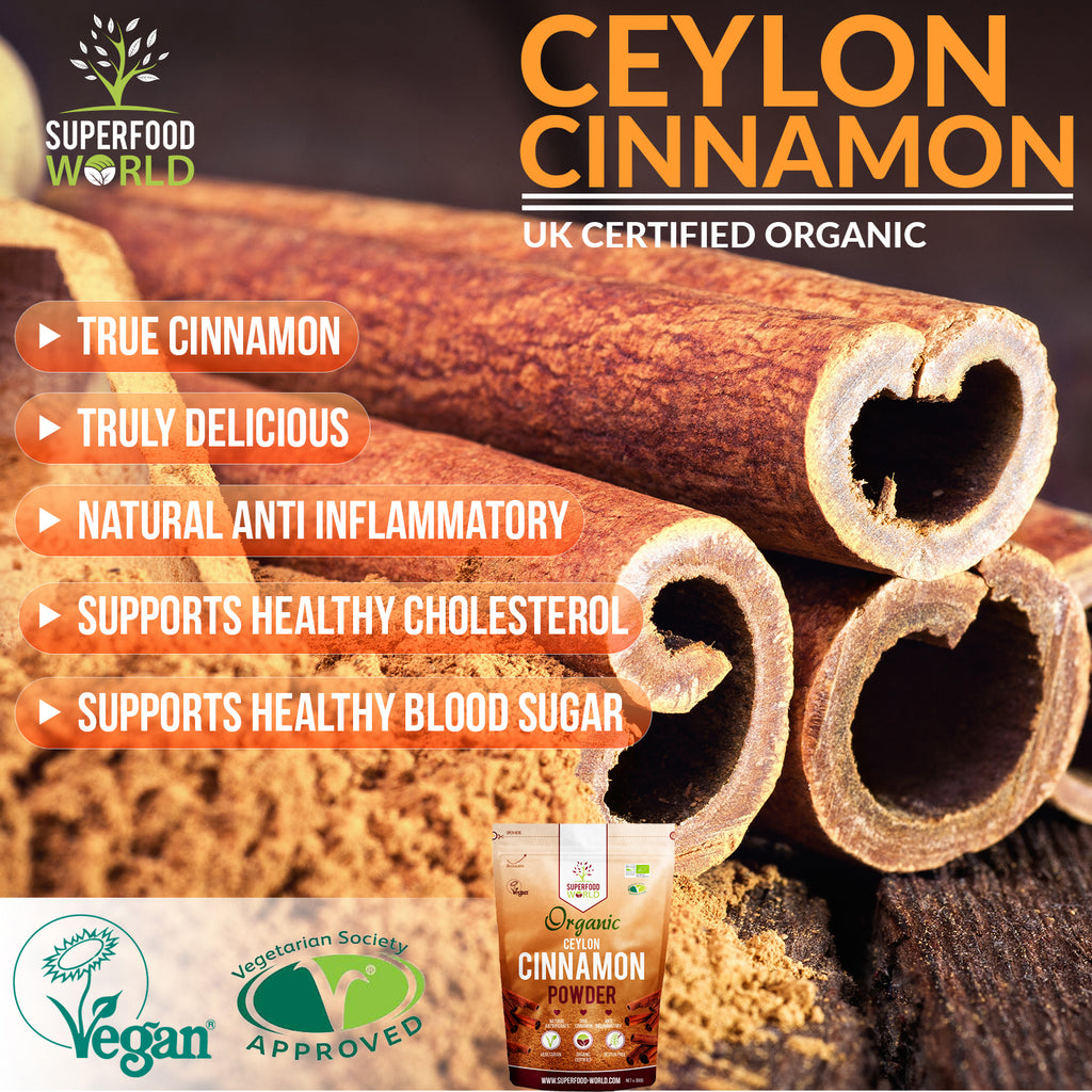 Organic Ceylon Cinnamon Powder – SUPERFOOD WORLD