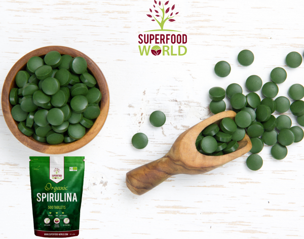 Organic Spirulina 500 Tablets